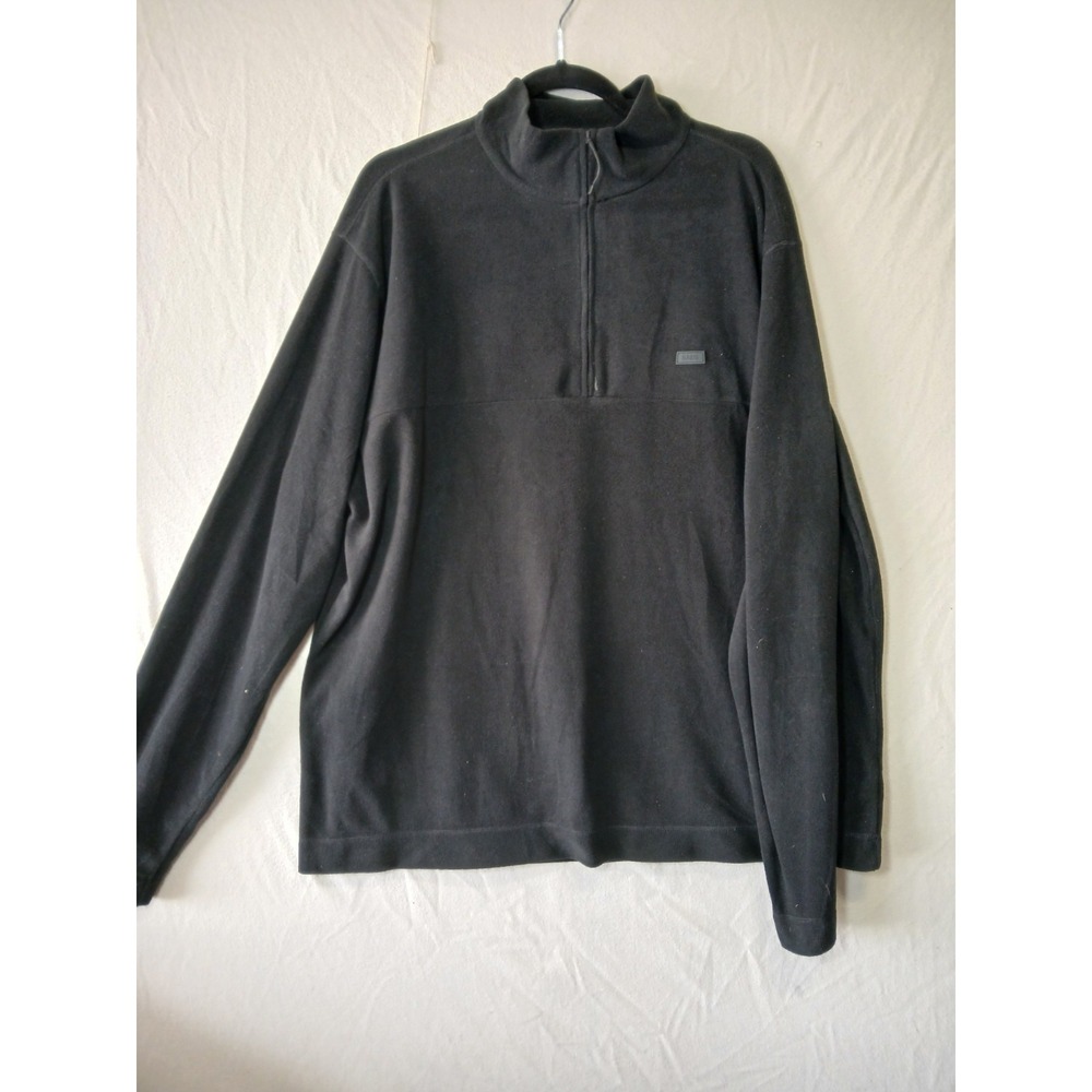 Rains‎ Men's Addis Fleece Half Zip Pullover. Black Size XL